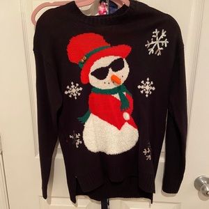 Cool snowman Christmas sweater